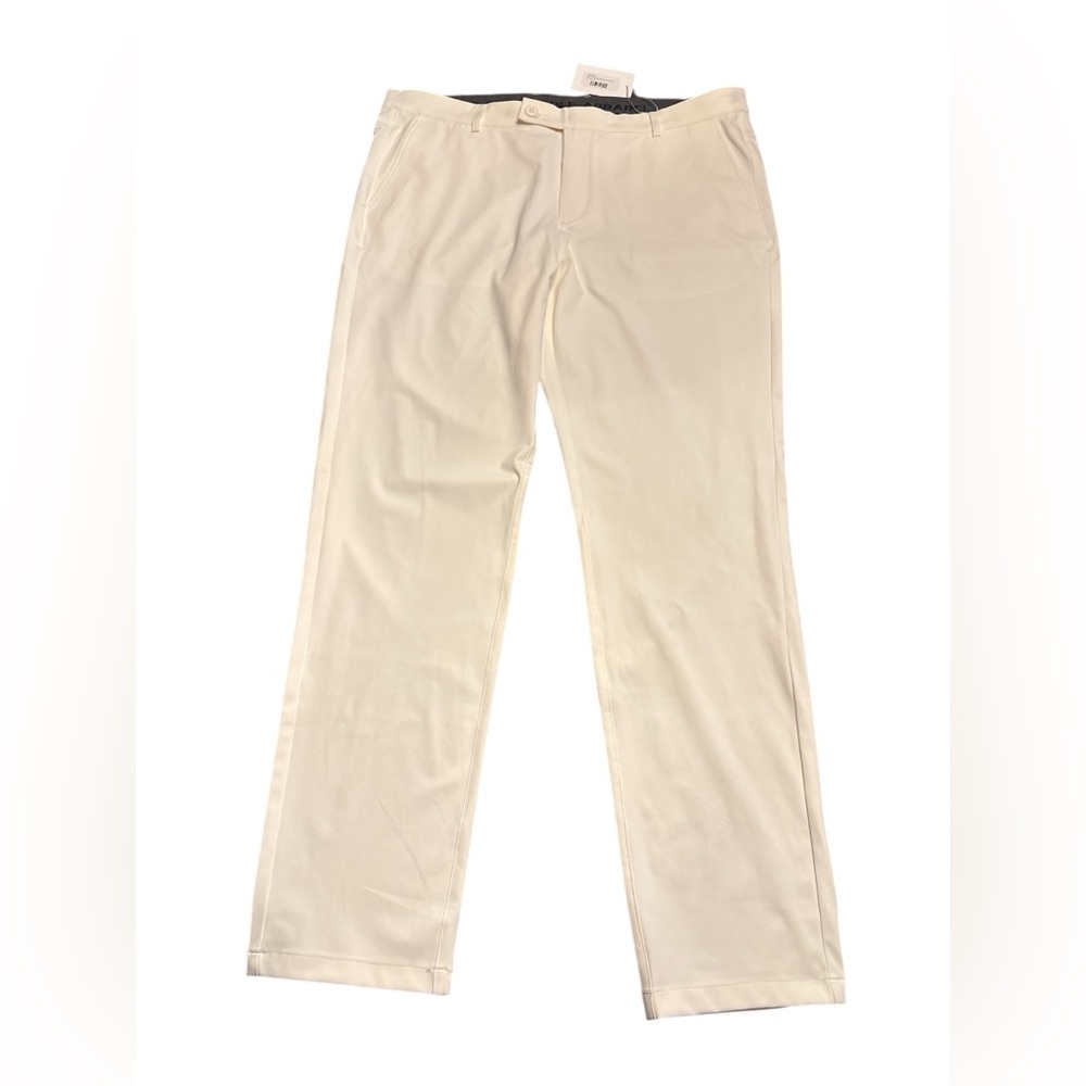 Boston Scott Men's Golf Tech Performance Pants Off white Size 40 X 33 NWT